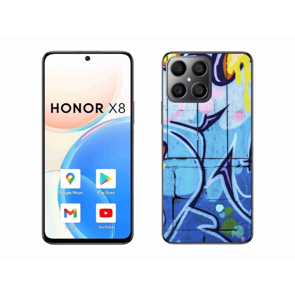 Gélový kryt mmCase na Honor X8 - graffiti