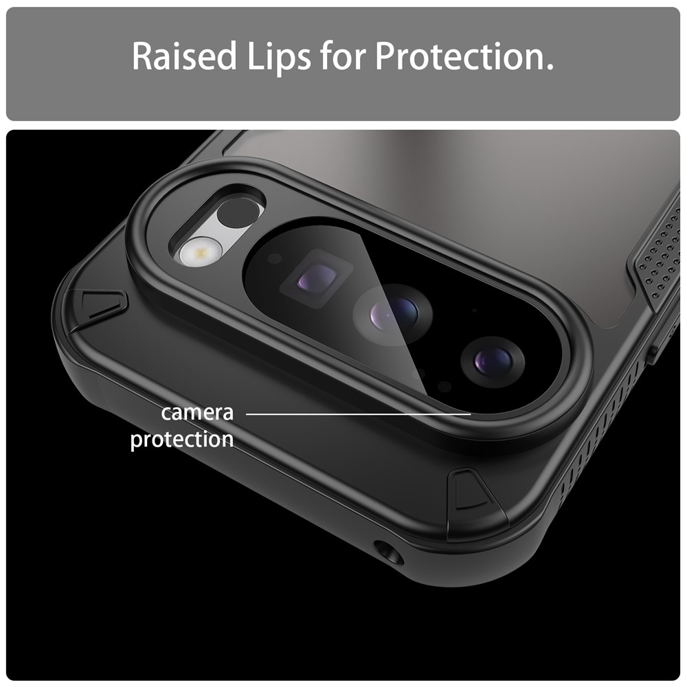 Frosted odolný kryt na Google Pixel 10 Pro/Pixel 10 - čierny