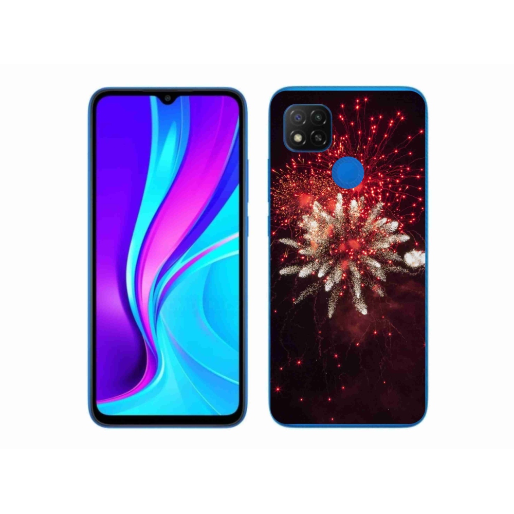 Gélový kryt mmCase na Xiaomi Redmi 9C - ohňostroj