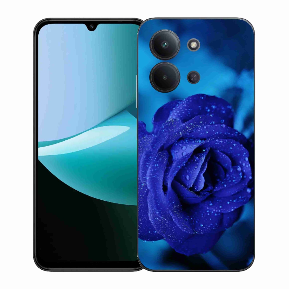 Gélový kryt mmCase na Xiaomi Redmi 15C 4G (171mm) / Poco C85 4G (171mm) - modrá ruža