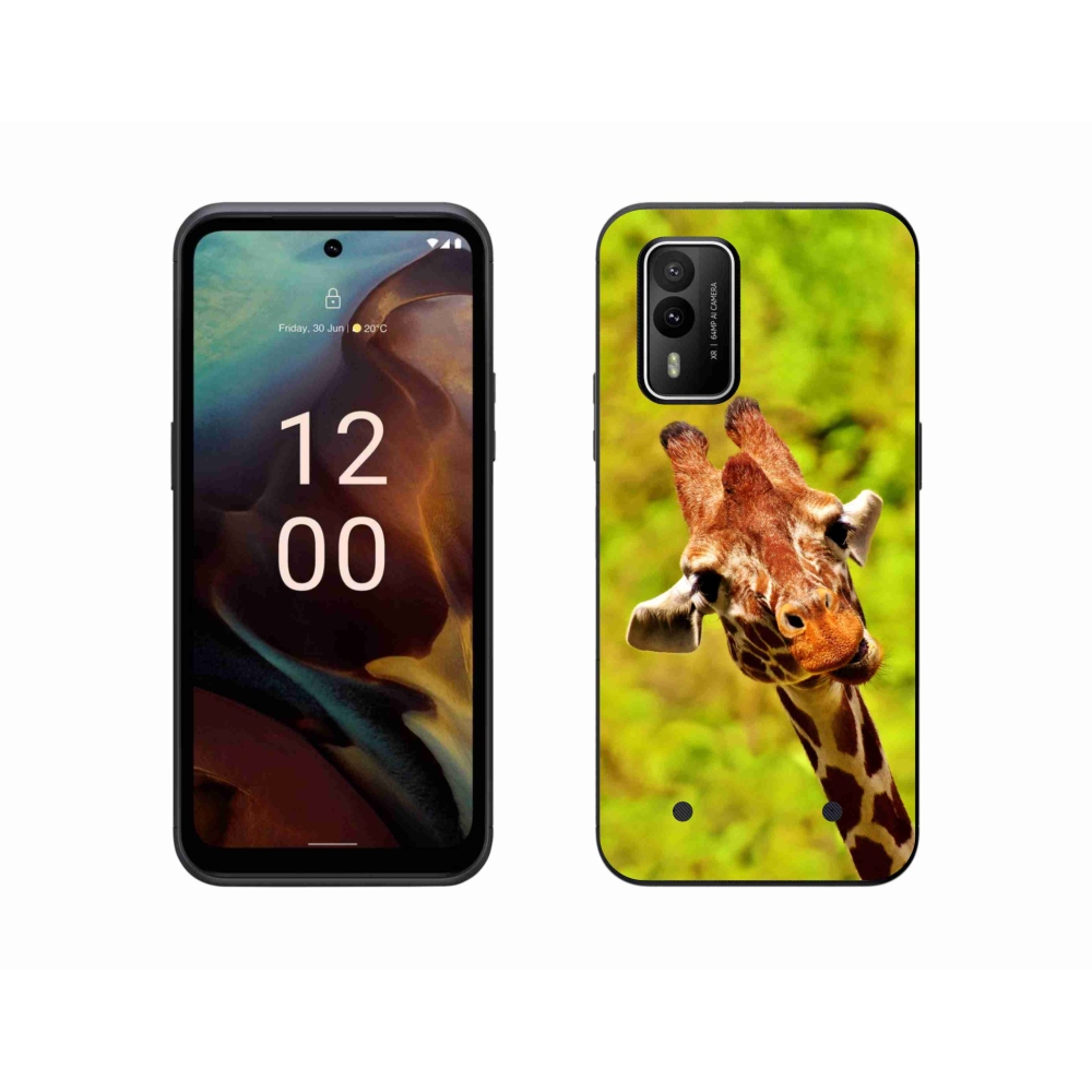 Gélový kryt mmCase na Nokia XR21 - žirafa