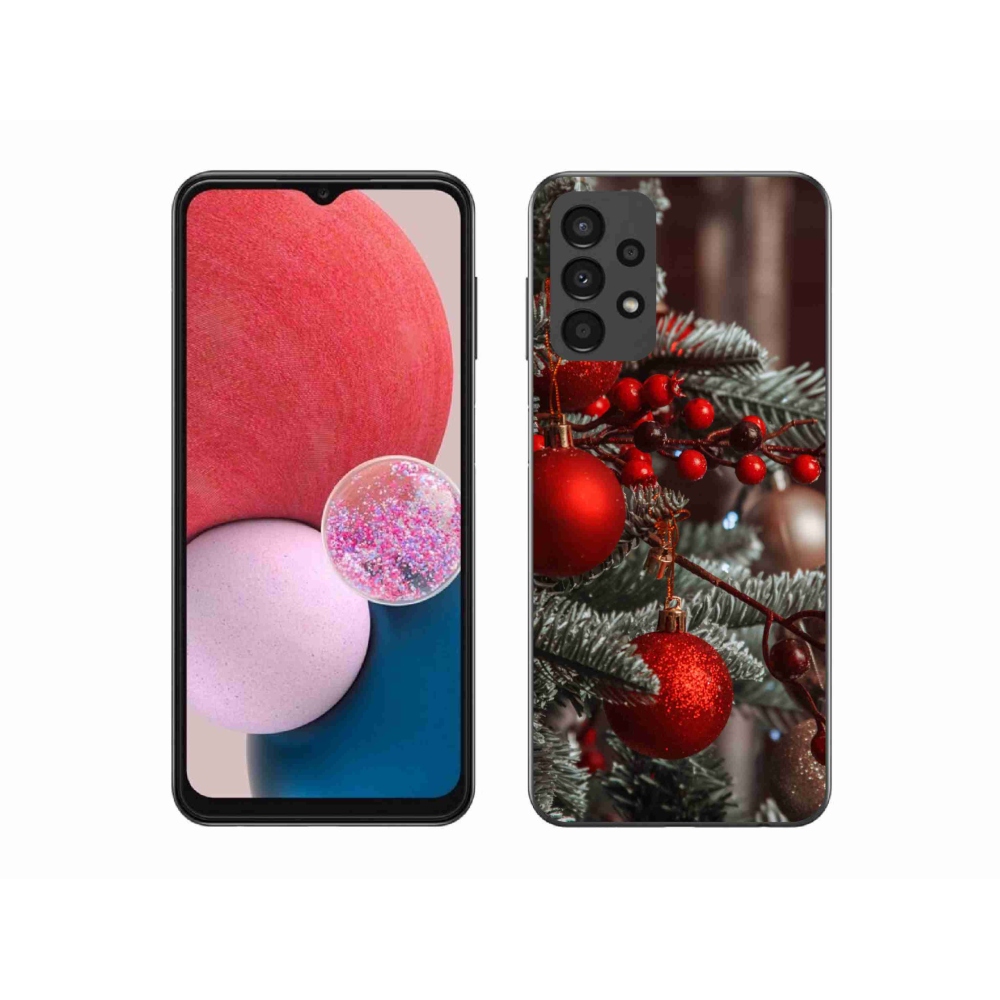 Gélový kryt mmCase na Samsung Galaxy A13 4G - vianočné ozdoby 2