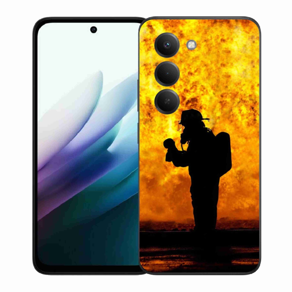 Gélový kryt mmCase na Xiaomi Redmi 15 4G/5G (171mm) - hasič