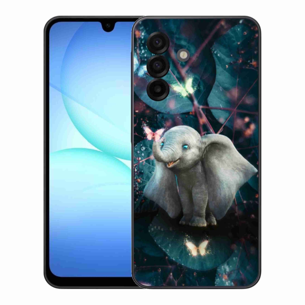 Gélový kryt mmCase na Samsung Galaxy A17 4G/5G - roztomilý slon