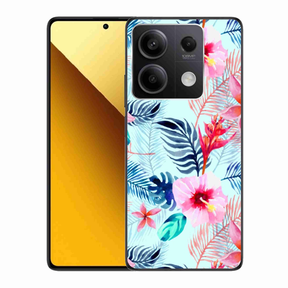 Gélový kryt mmCase na Xiaomi Redmi Note 13 5G - kvety