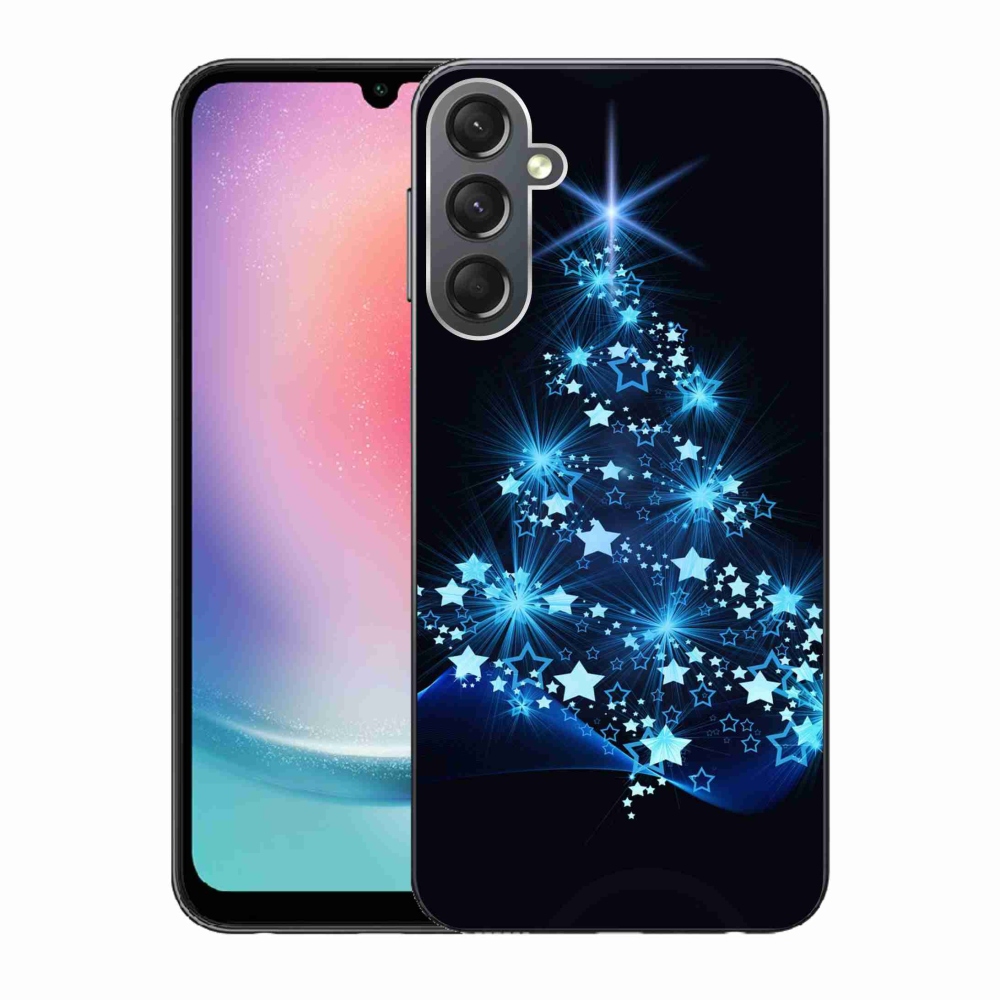 Gélový kryt mmCase na Samsung Galaxy A24 - vianočný stromček