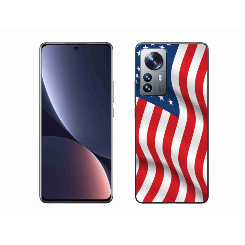 Gélový kryt mmCase na mobil Xiaomi 12 Pro - USA vlajka