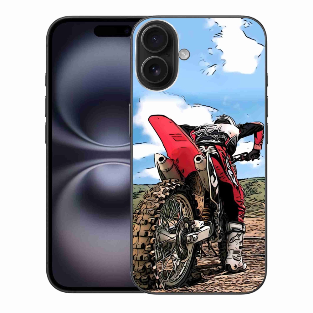 Gélový kryt mmCase na iPhone 16 Plus - moto