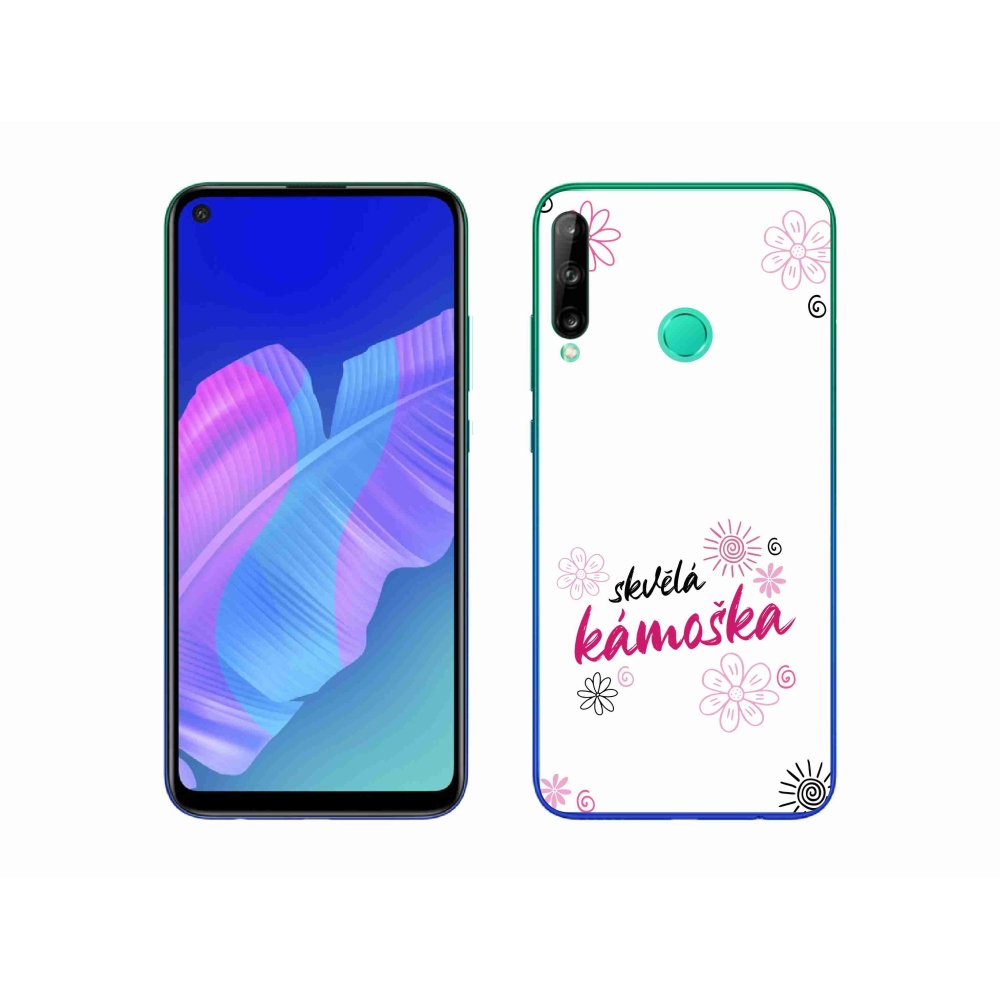Gélový kryt mmCase na Huawei P40 Lite E - skvelá kamoška biele pozadie