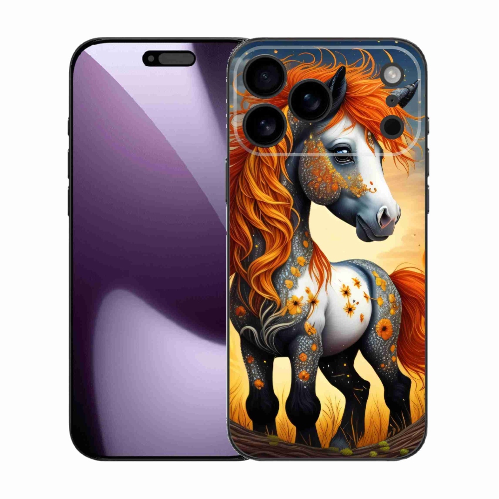 Gélový kryt mmCase na iPhone 17 Pro Max - farebný poník