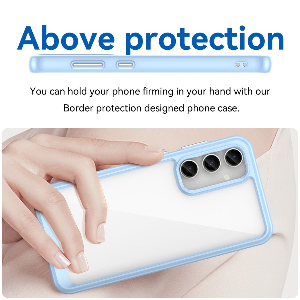 Gélový obal s pevným chrbtom na Samsung Galaxy S23 FE - modrý