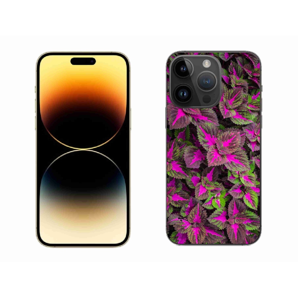 Gélový kryt mmCase na iPhone 14 Pro Max - kvety 10