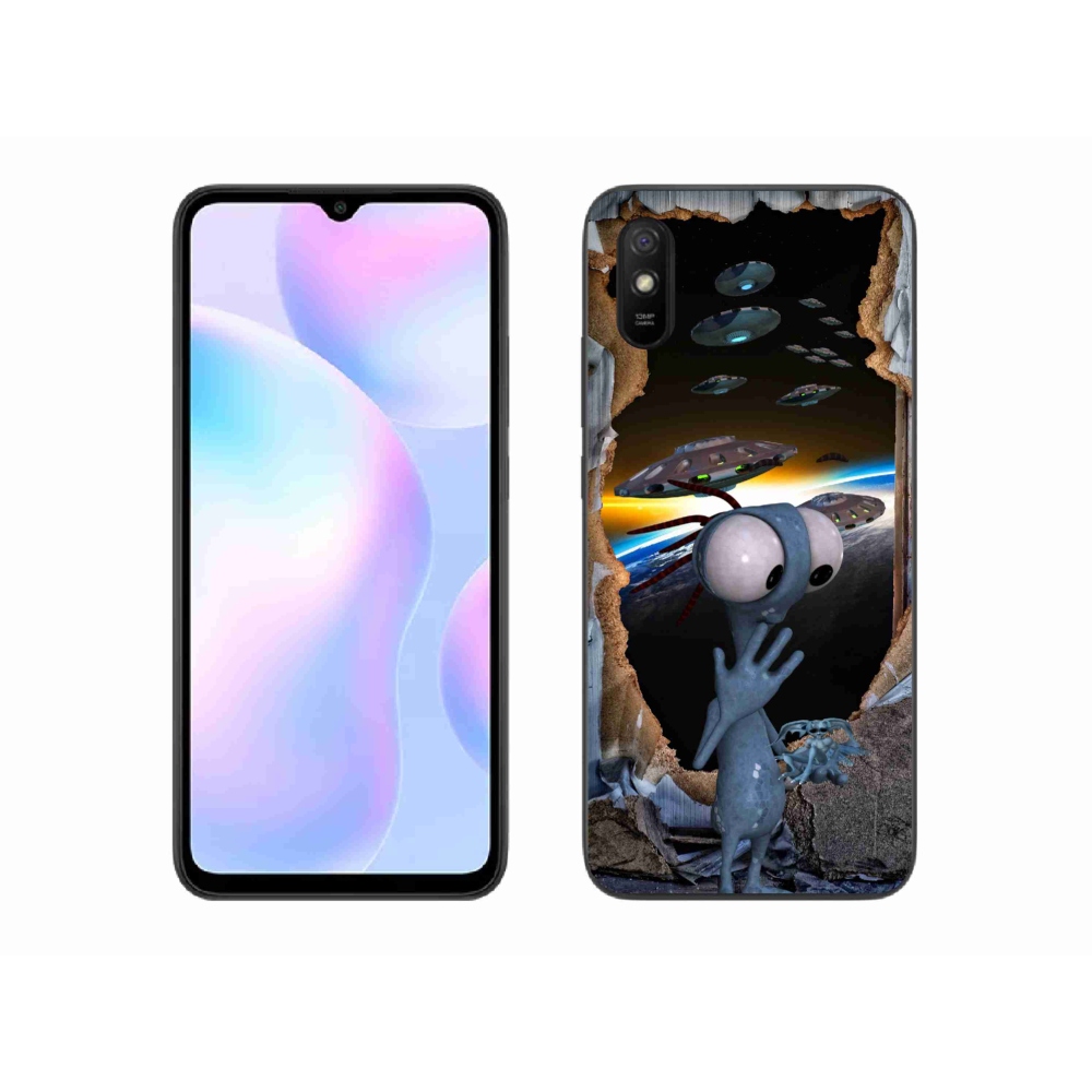 Gélový kryt mmCase na Xiaomi Redmi 9A - mimozemšťan