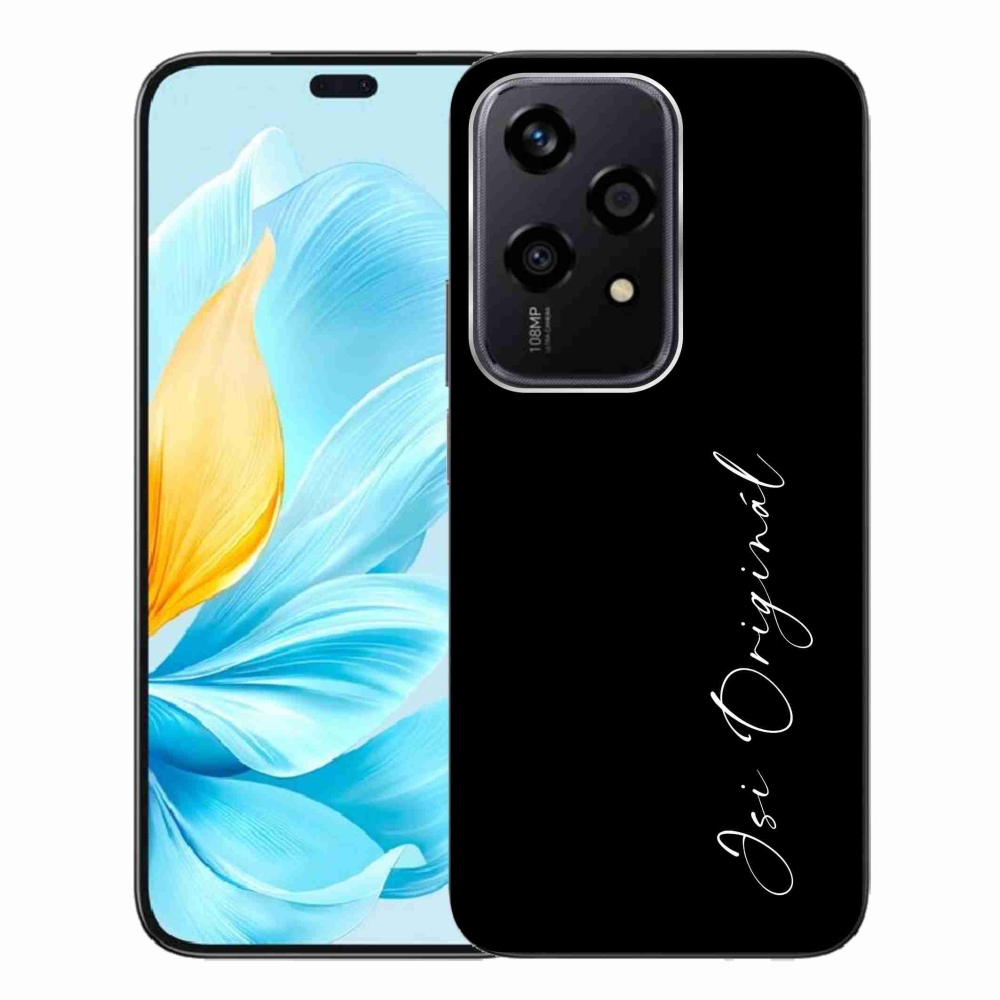 Gélový kryt mmCase na Honor 200 Lite 5G - si originál čierne pozadie