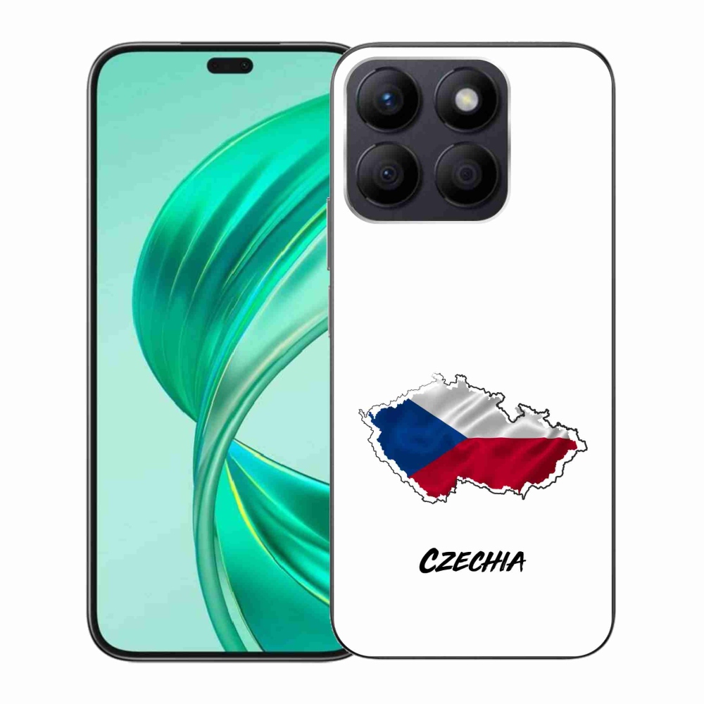 Gélový kryt mmCase na Honor X8b - Czechia biele pozadie