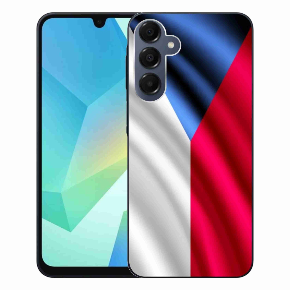 Gélový kryt mmCase na Samsung Galaxy A16 4G/5G - česká vlajka