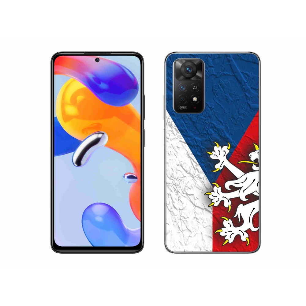 Gélový kryt mmCase na Xiaomi Redmi Note 11 Pro 4G/5G - česká vlajka 1
