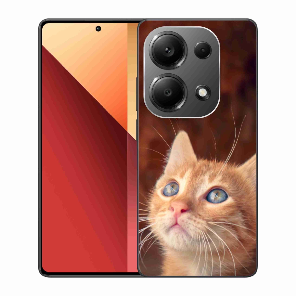 Gélový kryt mmCase na Xiaomi Redmi Note 13 Pro 4G/Poco M6 Pro - motýľ a mačiatko