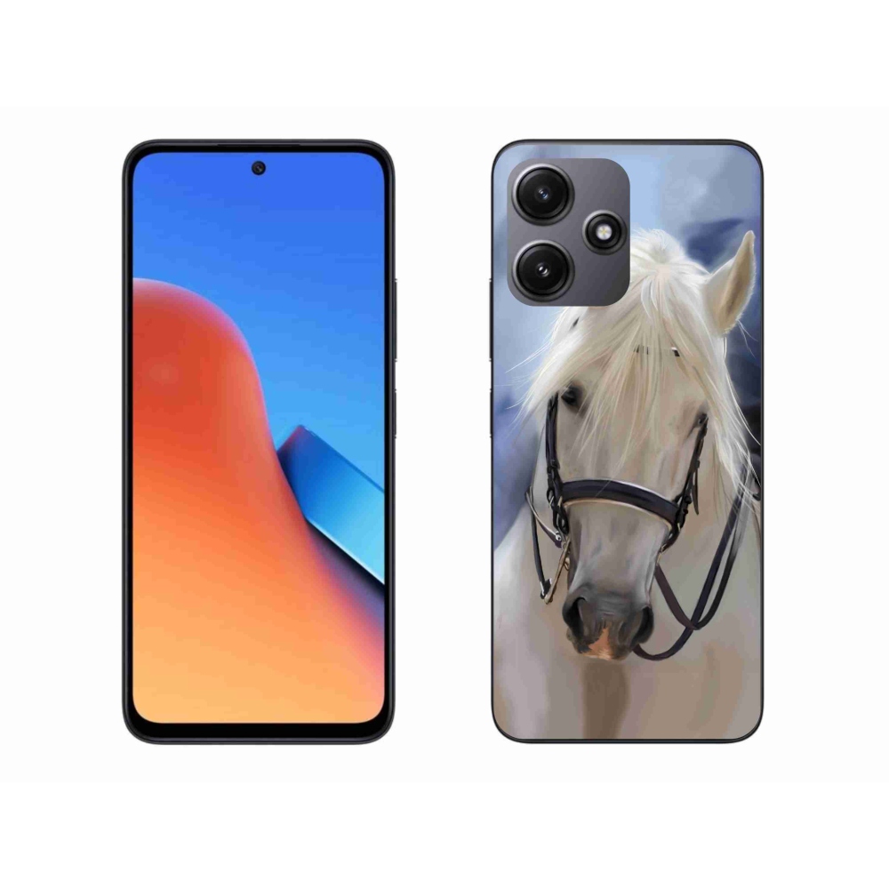 Gélový kryt mmCase na Xiaomi Redmi 12 5G - biely kôň