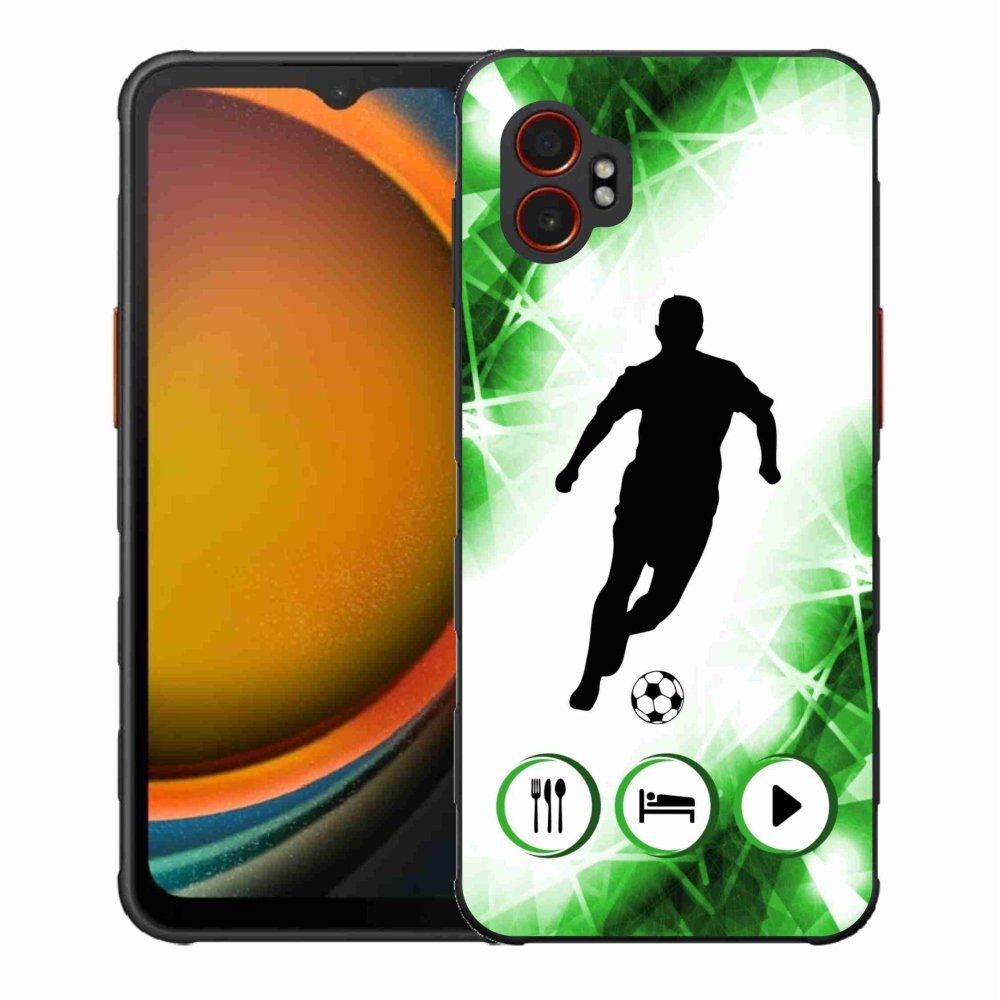 Gélový kryt mmCase na Samsung Galaxy Xcover 7 Pro - futbalista