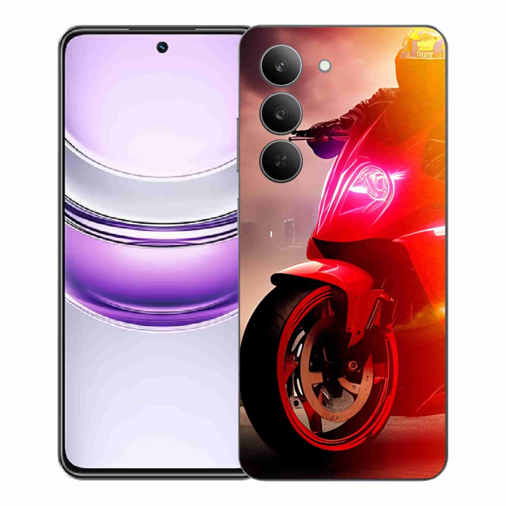 Gélový kryt mmCase na Realme 14x 5G - motorka