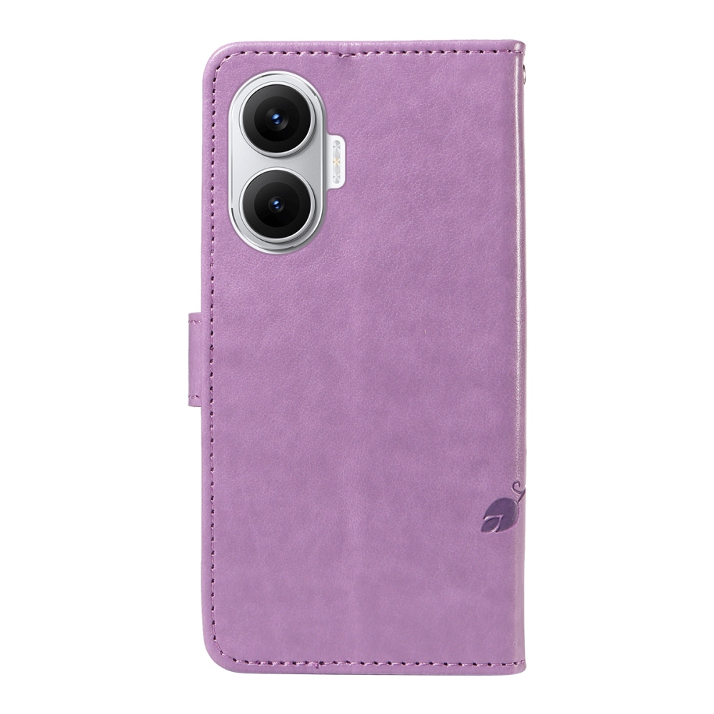 Flowers knižkové púzdro na Xiaomi Poco F7 5G - svetlofialové