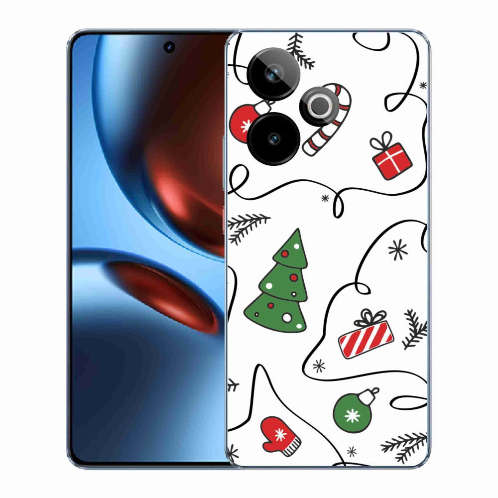 Gélový kryt mmCase na Realme GT 7 5G/GT 7T 5G - vianočné motívy