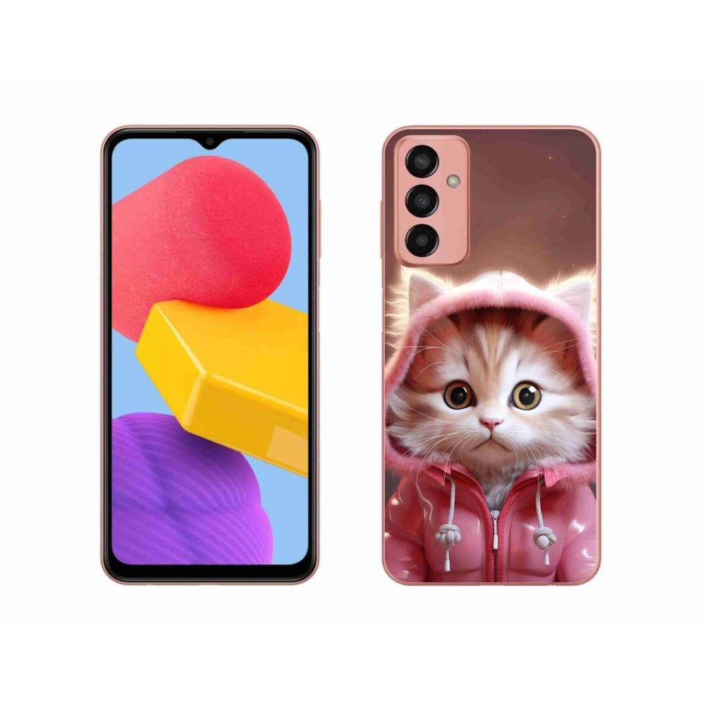 Gélový kryt mmCase na Samsung Galaxy M13 - roztomilé mačiatko 3