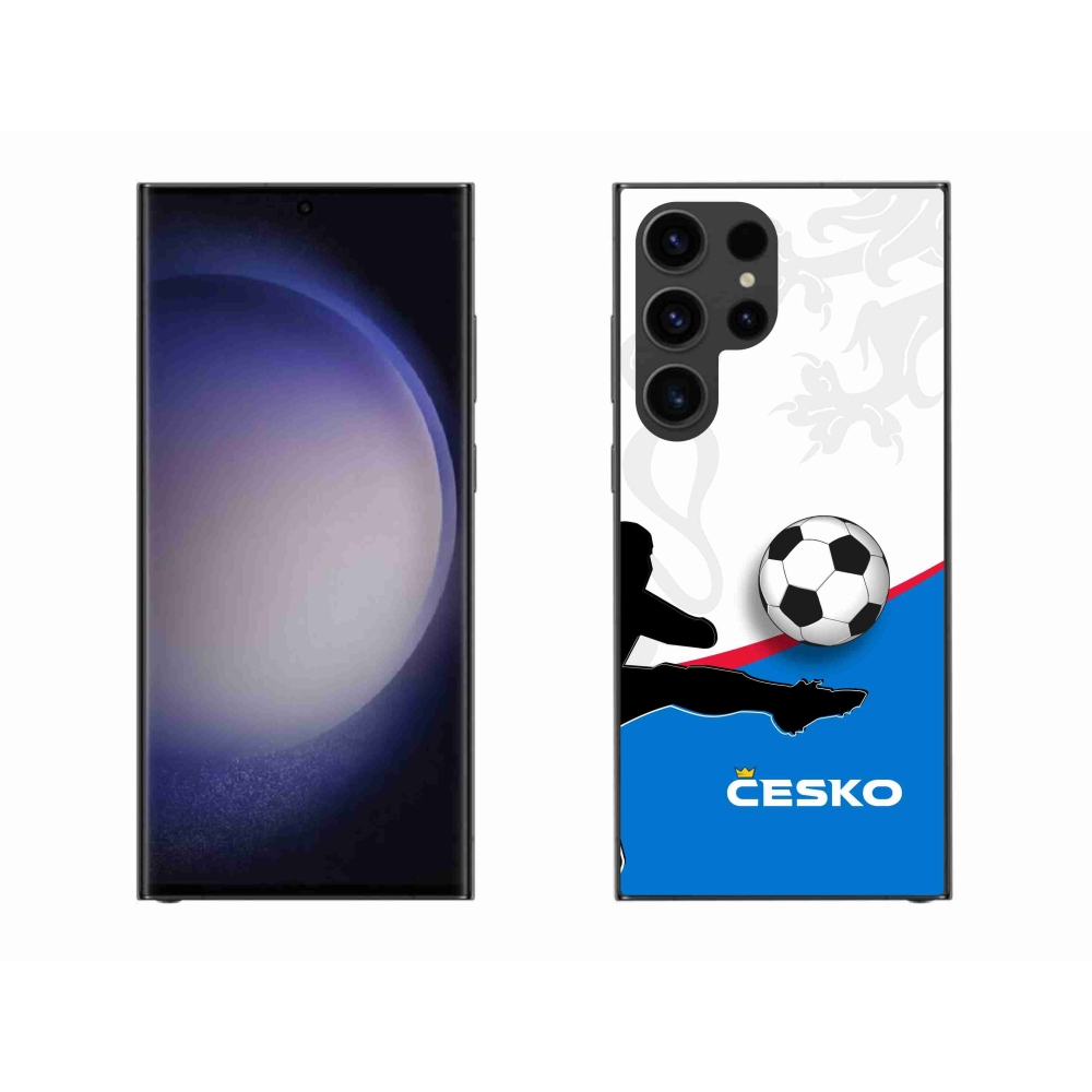 Gélový kryt mmCase na Samsung Galaxy S23 Ultra 5G - futbal Česko 3