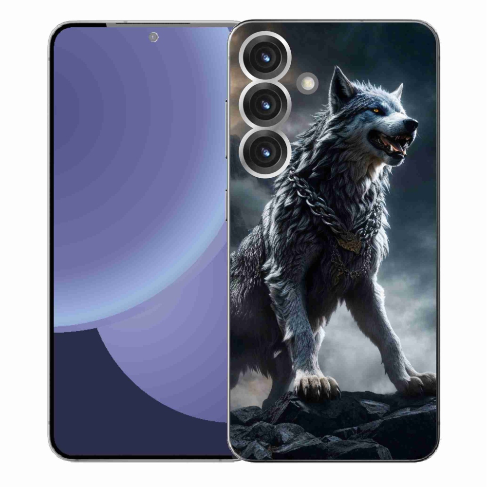 Gélový kryt mmCase na Samsung Galaxy S25+ - vlk 1