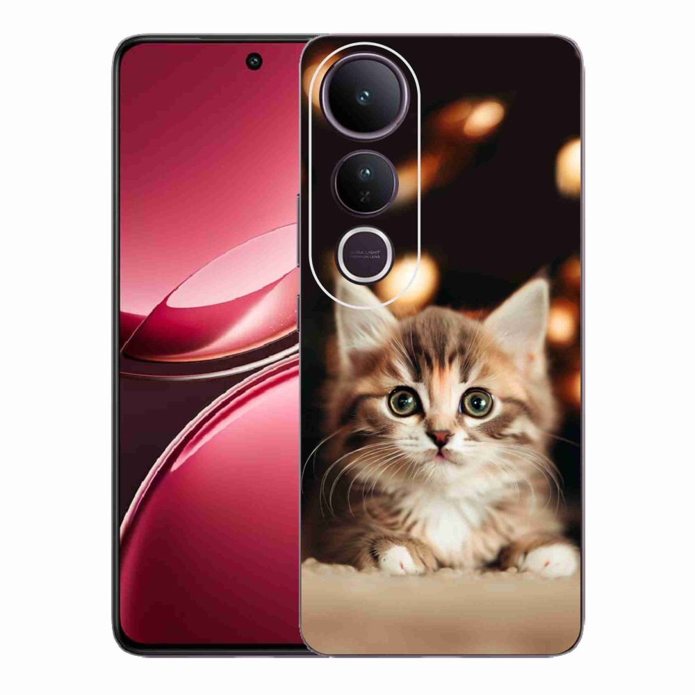Gélový kryt mmCase na Vivo V50 Lite 4G/5G - roztomilé mačiatko 2