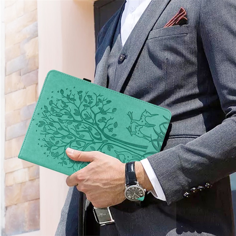 Tree zatváracie púzdro na tablet Xiaomi Redmi Pad SE 8.7 - modrozelené