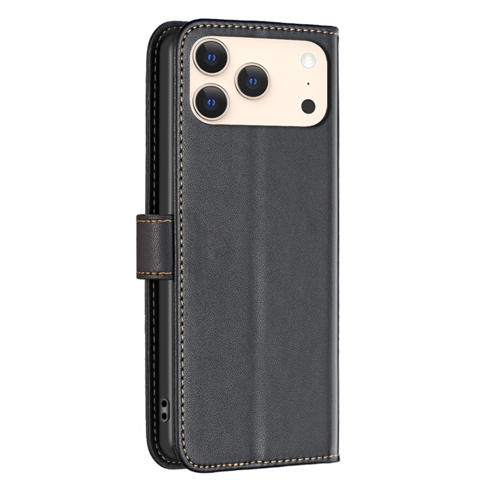 BNF knižkové púzdro na iPhone 17 Pro - čierne