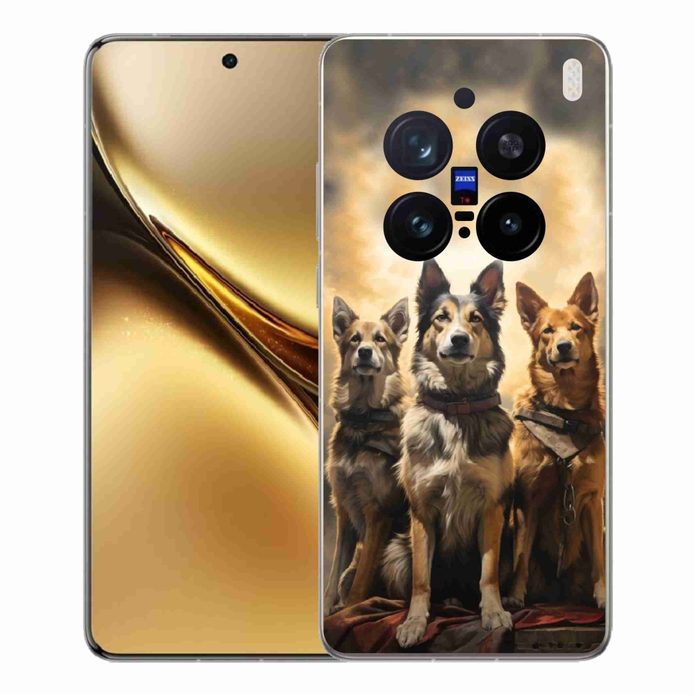 Gélový kryt mmCase na Vivo X200 Pro 5G - tri psy