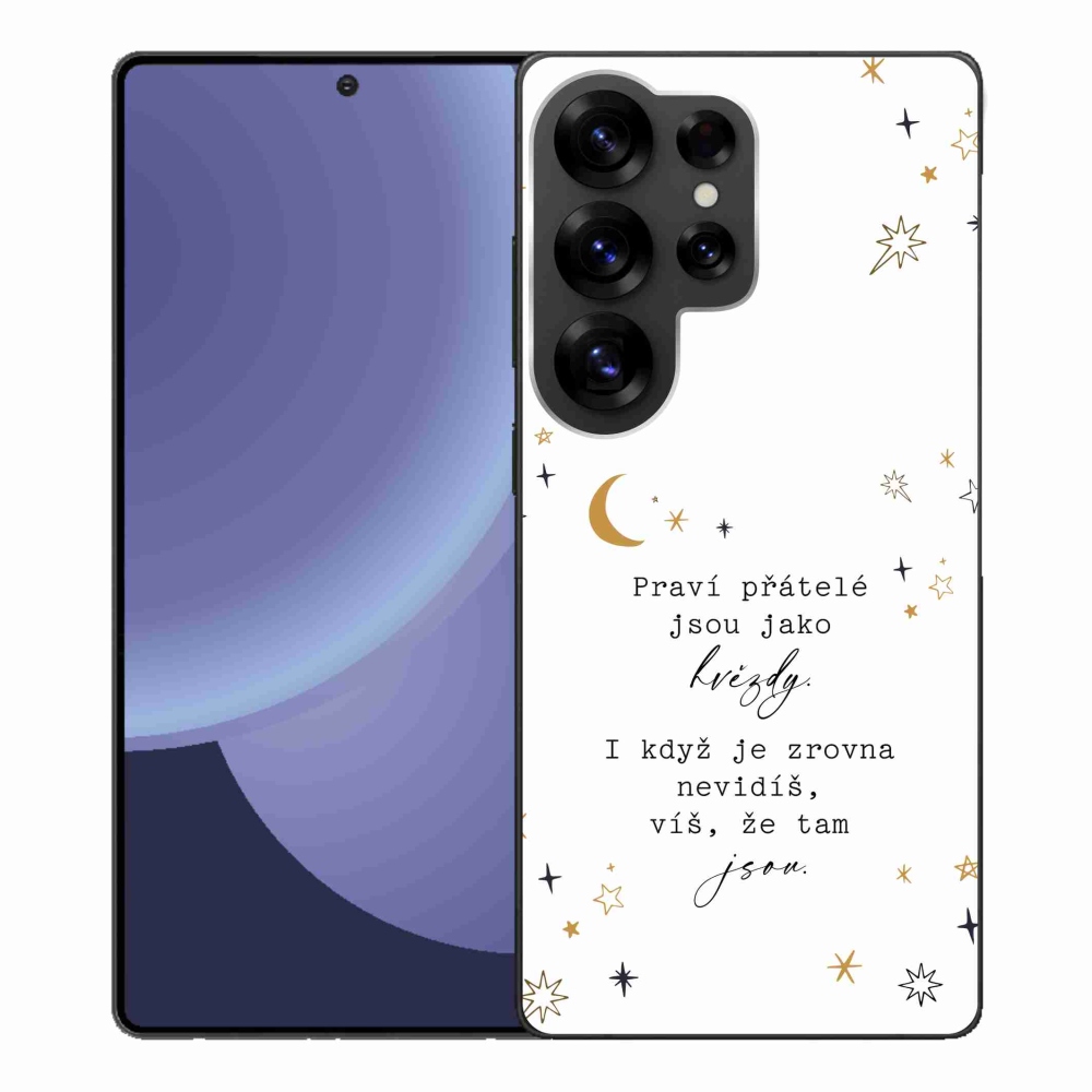 Gélový kryt mmCase na Samsung Galaxy S25 Ultra - citát 6 biele pozadie