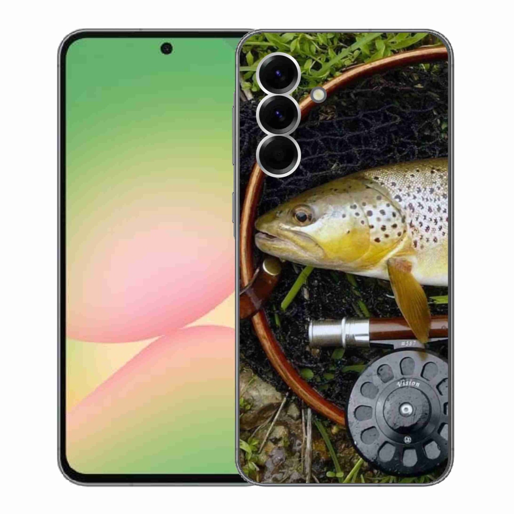 Gélový kryt mmCase na Samsung Galaxy A56 5G - pstruh 2