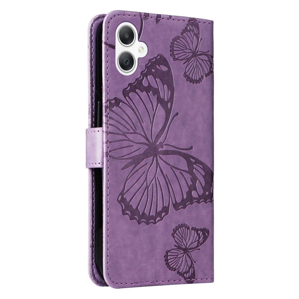 Big Butterfly knižkové púzdro na Samsung Galaxy A06 4G - fialové
