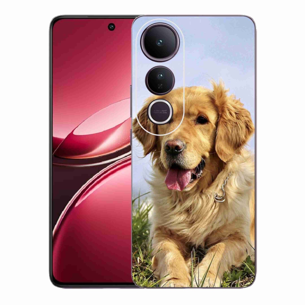 Gélový kryt mmCase na Vivo V50 Lite 4G/5G - zlatý retriever