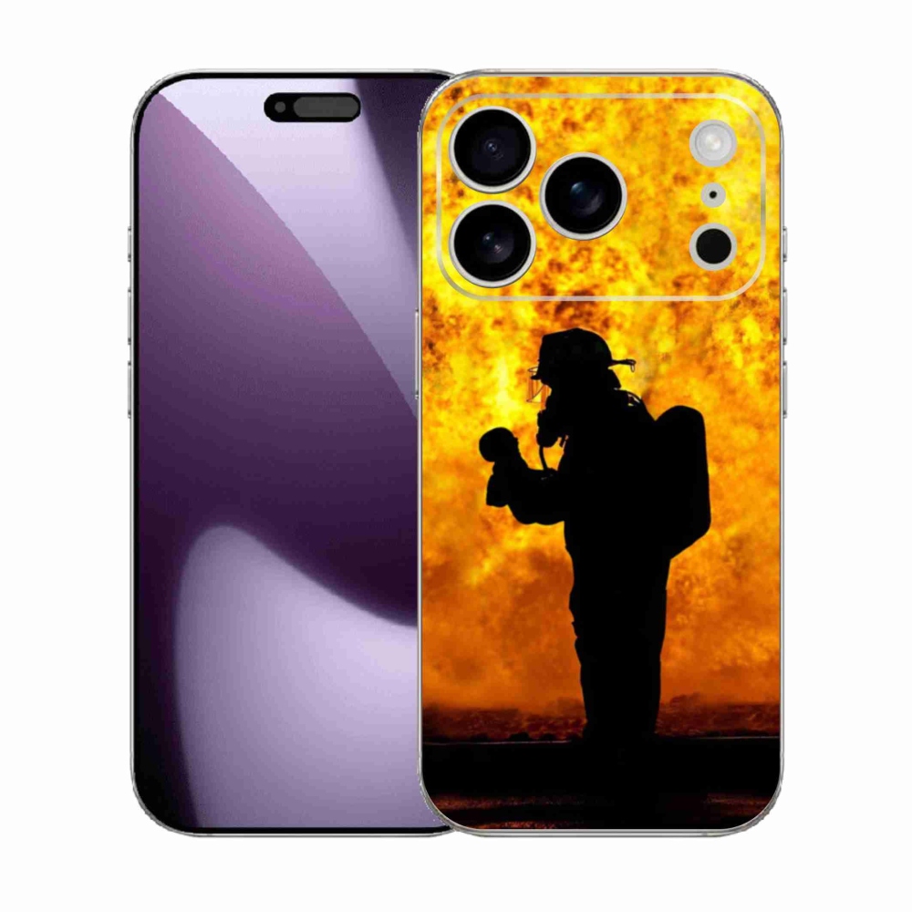 Gélový kryt mmCase na iPhone 17 Pro - hasič