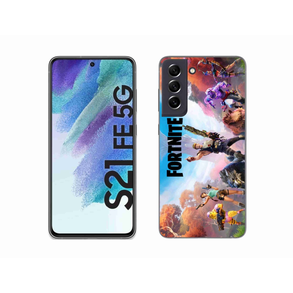 Gélový kryt mmCase na Samsung Galaxy S21 FE 5G - fortnite 1