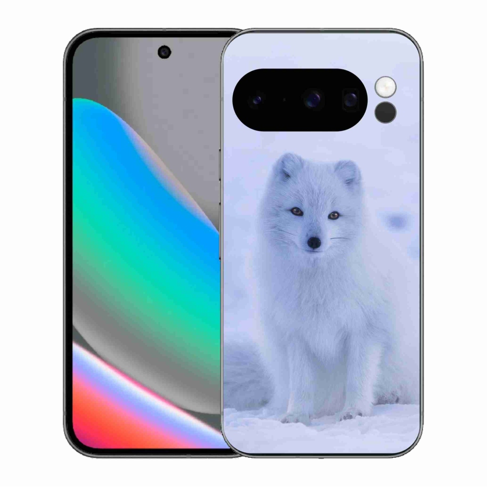 Gélový kryt mmCase na Google Pixel 10 Pro - polárna líška
