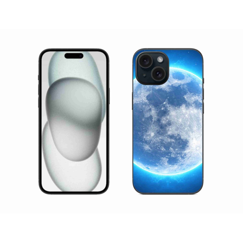 Gélový obal mmCase na iPhone 15 - zemegule