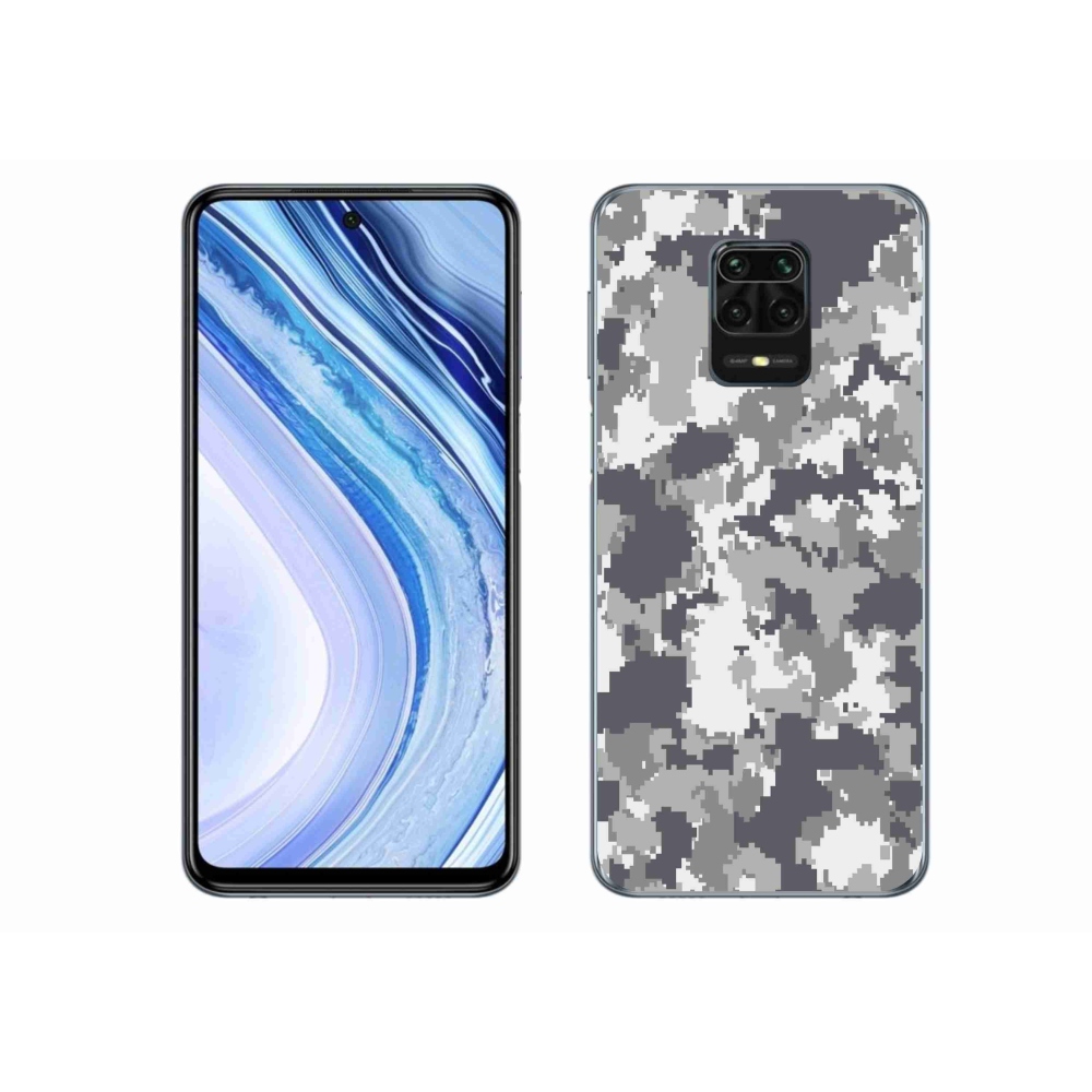 Gélový kryt mmCase na Xiaomi Redmi Note 9S - maskáčový vzor 2