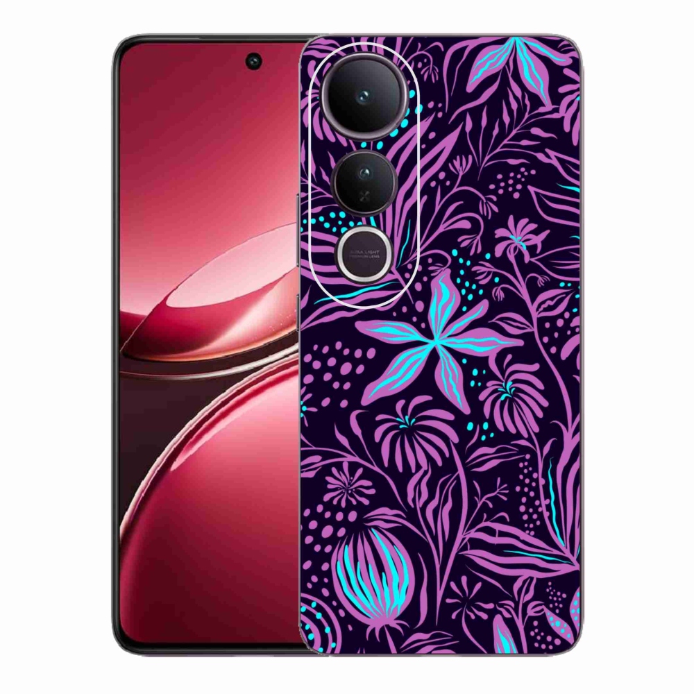 Gélový kryt mmCase na Vivo V50 Lite 4G/5G - kvety 2