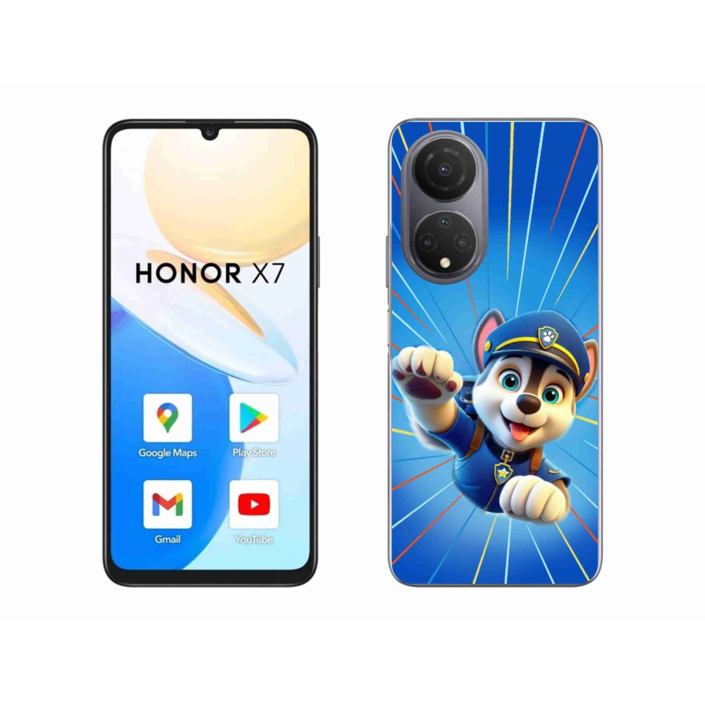 Gélový kryt mmCase na Honor X7 - labková patrola 2