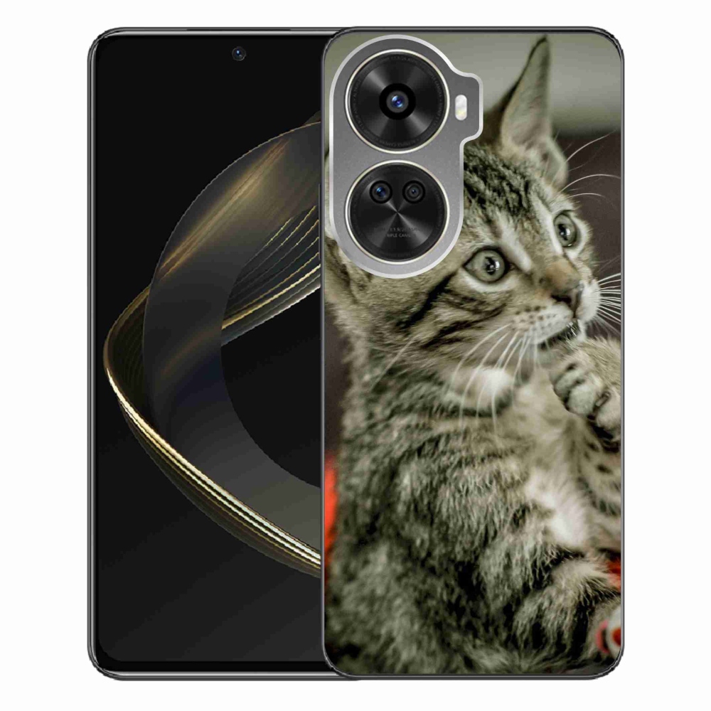Gélový kryt mmCase na Huawei Nova 12 SE - roztomilá mačka