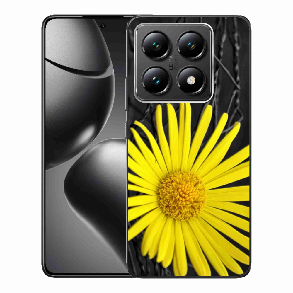 Gélový kryt mmCase na Xiaomi 14T - žltý kvet