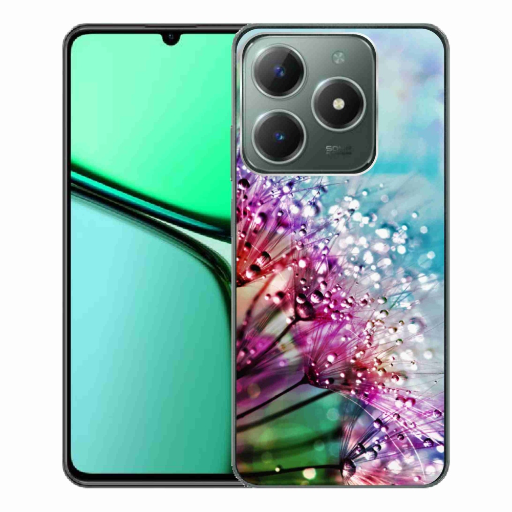 Gélový kryt mmCase na Realme C61 - farebné kvety