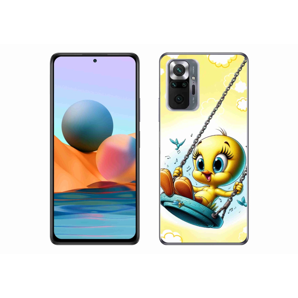 Gélový kryt mmCase na Xiaomi Redmi Note 10 Pro - tweety