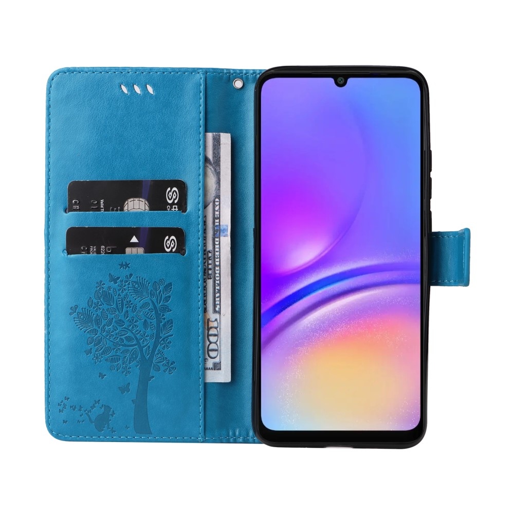 Trees knižkové púzdro na Samsung Galaxy A06 4G - modré